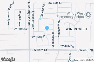 Map image of the property - 8720 SW 40th Ter