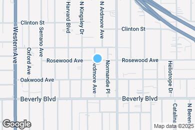 Map image of the property - 436 N Ardmore Ave