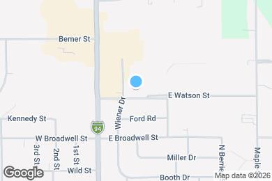 Map image of the property - Carriage House Apartments