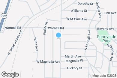 Map image of the property - 410 N Titus Ave