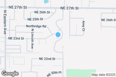 Map image of the property - 2425 E Hills Dr