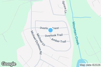 Map image of the property - 823 Overlook Trail