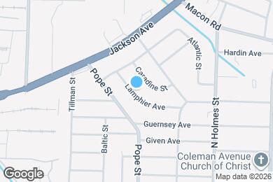 Map image of the property - 3140 Lamphier Ave