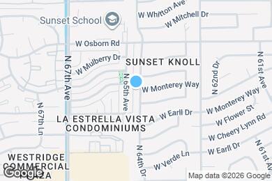 Map image of the property - 3152 N 64th Dr