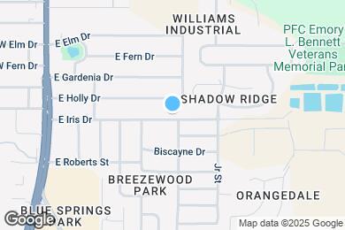 Map image of the property - 665 E Iris Dr