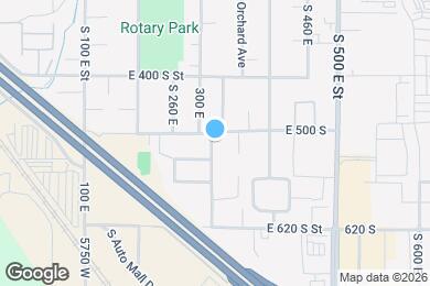 Map image of the property - 521 S 330 E
