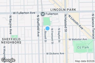 Map image of the property - 2235 N Bissell St