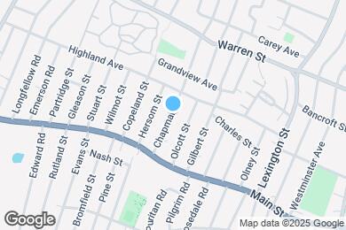 Map image of the property - 47 Chapman St