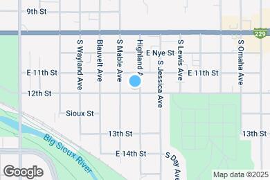 Map image of the property - 1720 E 12th St