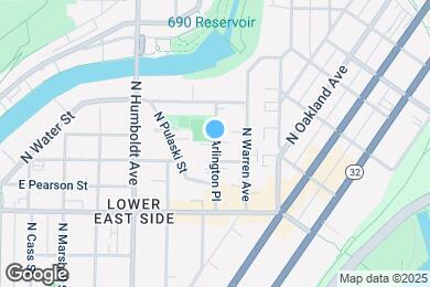 Map image of the property - 1817 N Arlington Pl