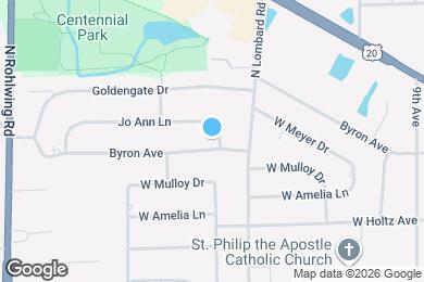 Map image of the property - 1450 W Byron Ave