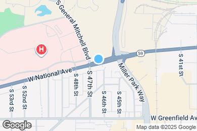 Map image of the property - 4611 W National Ave