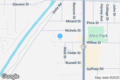 Map image of the property - Willow View Apartments
