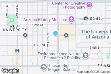 Map image of the property - University Rincon