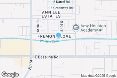 Map image of the property - 833 E Minton St