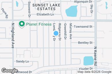 Map image of the property - 1833 Lombardy Dr