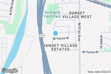 Map image of the property - 9260 W Yucca St