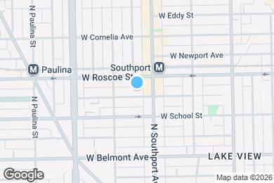 Map image of the property - 1422 W Henderson St