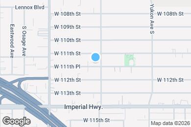 Map image of the property - 3813 1/2 W 111th Pl