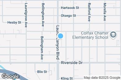 Map image of the property - 4930 Laurel Canyon Blvd