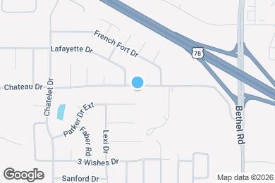 Map image of the property - 10731 Chateau Dr