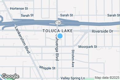 Map image of the property - KBC Cahuenga Toluca Lake