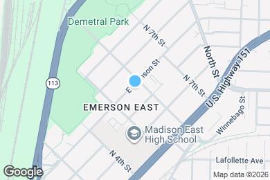 Map image of the property - 2337 E Johnson St