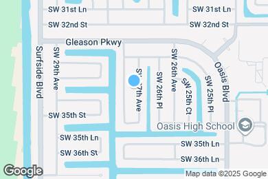 Map image of the property - 3330 SW 27th Ave