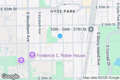 Map image of the property - 5656 S Dorchester Ave
