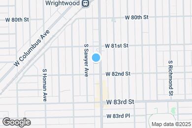 Map image of the property - 8138 S Kedzie Ave
