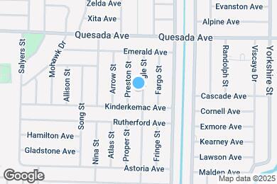 Map image of the property - 1365 Eagle St
