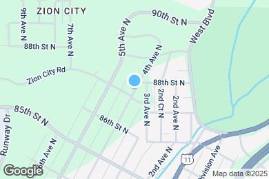 Map image of the property - 8748 4th Ave N
