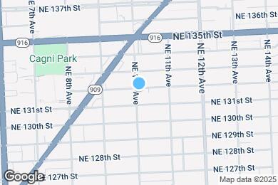 Map image of the property - 13195 NE 10th Ave