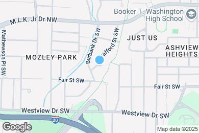 Map image of the property - 160 Stafford St SW