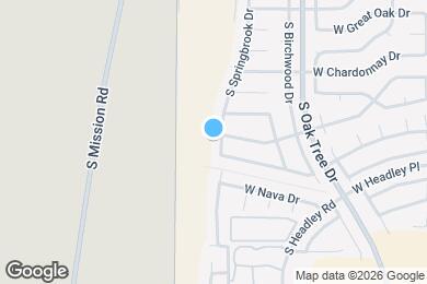 Map image of the property - 6140 S Springbrook Dr