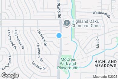 Map image of the property - 9225 Plano Rd