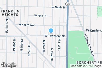 Map image of the property - 3407 N 22nd St