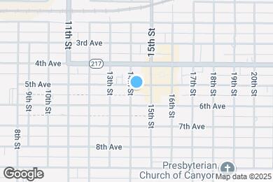 Map image of the property - 1400 5th Ave
