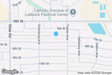 Map image of the property - 4813 6th St