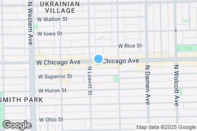 Map image of the property - 2145 W Chicago Ave