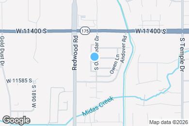 Map image of the property - 11508 S Old Cedar Dr