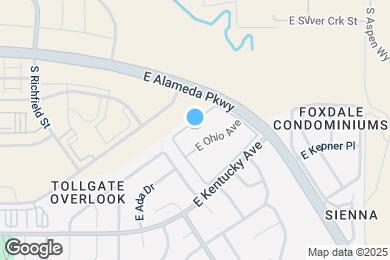 Map image of the property - 18043 E Ohio Ave