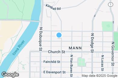 Map image of the property - 701 N Gilbert St