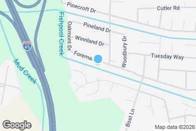 Map image of the property - 3510 Foreman Ln
