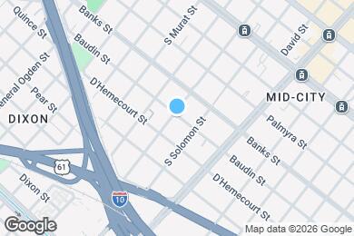 Map image of the property - 500 S Hennessey St