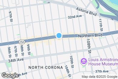 Map image of the property - Northern Boulevard