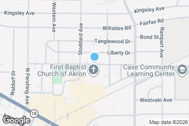 Map image of the property - 1665 Shatto Ave