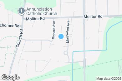 Map image of the property - 1260 Marywood Ct