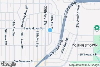 Map image of the property - 4001 34th Ave SW