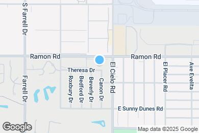 Map image of the property - 3155 E Ramon Rd